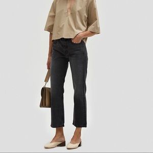 GRLFRND Linda High Rise Straight Leg Jeans
